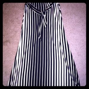 MAXI SKIRT like new blue and white stripes